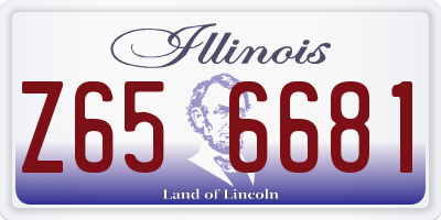 IL license plate Z656681