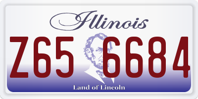 IL license plate Z656684