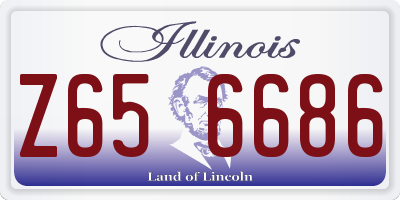 IL license plate Z656686