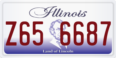 IL license plate Z656687