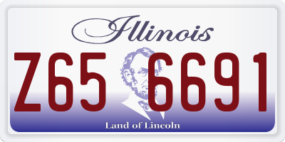 IL license plate Z656691