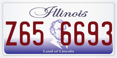 IL license plate Z656693