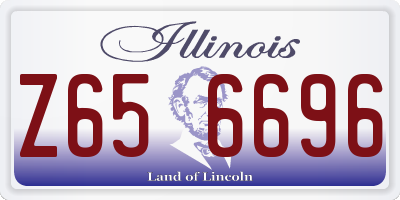 IL license plate Z656696