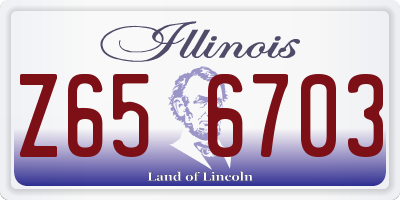 IL license plate Z656703