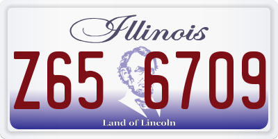 IL license plate Z656709