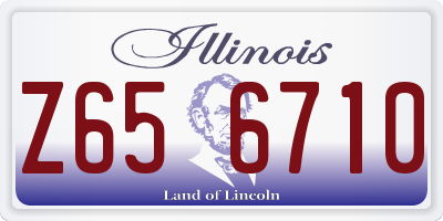 IL license plate Z656710
