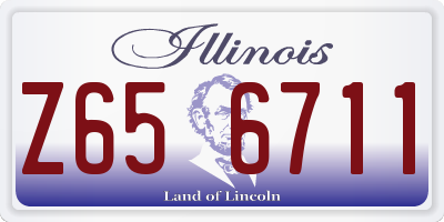 IL license plate Z656711