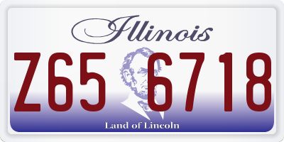 IL license plate Z656718