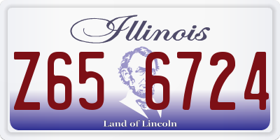 IL license plate Z656724