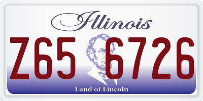 IL license plate Z656726
