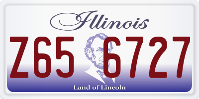 IL license plate Z656727