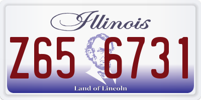 IL license plate Z656731
