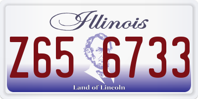 IL license plate Z656733