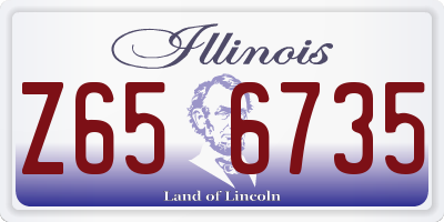 IL license plate Z656735