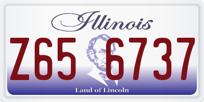 IL license plate Z656737