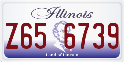 IL license plate Z656739