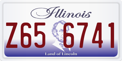 IL license plate Z656741
