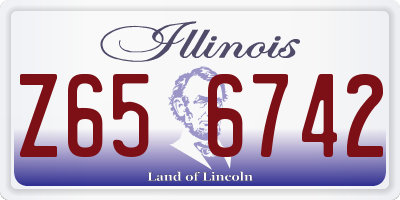 IL license plate Z656742