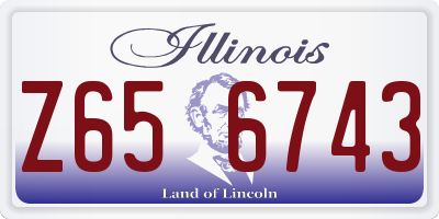 IL license plate Z656743