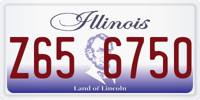 IL license plate Z656750