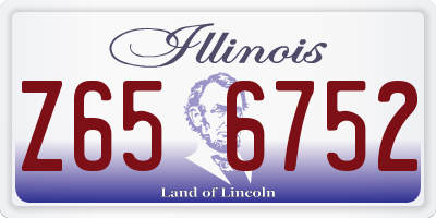 IL license plate Z656752