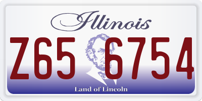 IL license plate Z656754