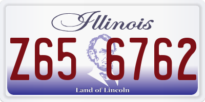 IL license plate Z656762