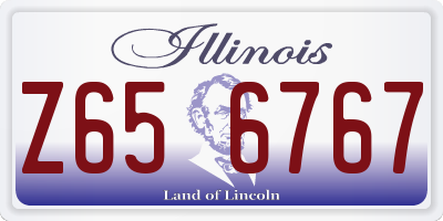 IL license plate Z656767