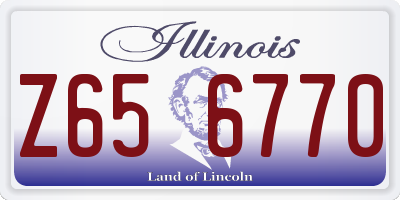 IL license plate Z656770