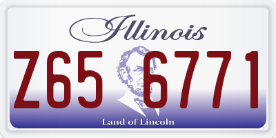 IL license plate Z656771