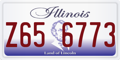 IL license plate Z656773