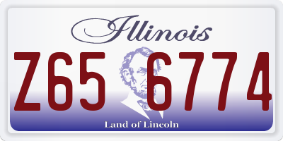 IL license plate Z656774