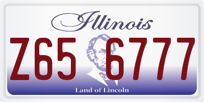 IL license plate Z656777