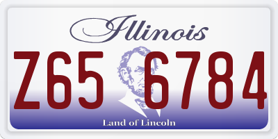 IL license plate Z656784
