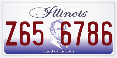 IL license plate Z656786