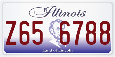 IL license plate Z656788