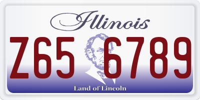 IL license plate Z656789