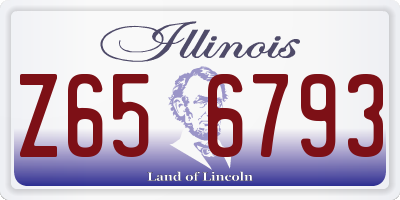 IL license plate Z656793