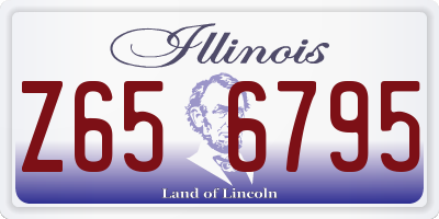 IL license plate Z656795