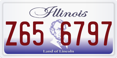 IL license plate Z656797