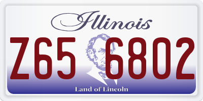 IL license plate Z656802