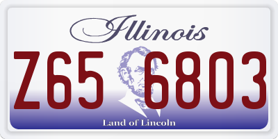 IL license plate Z656803