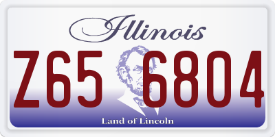 IL license plate Z656804