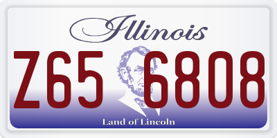 IL license plate Z656808