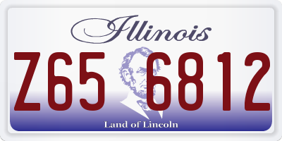 IL license plate Z656812