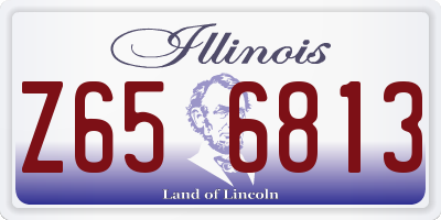 IL license plate Z656813
