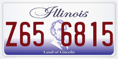 IL license plate Z656815