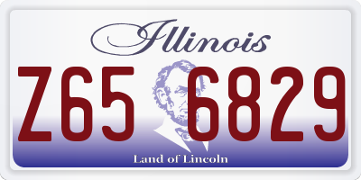 IL license plate Z656829