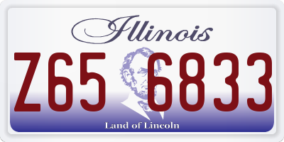 IL license plate Z656833