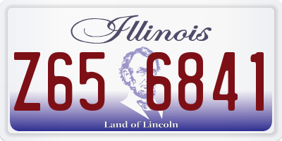 IL license plate Z656841